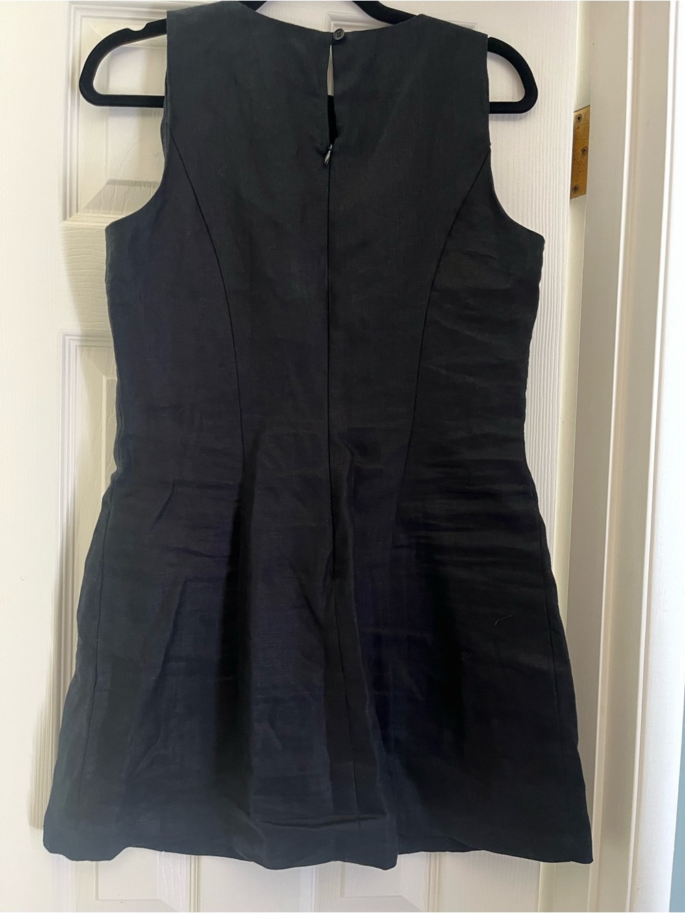 Reformation black linen mini dress - Picture 4 of 7